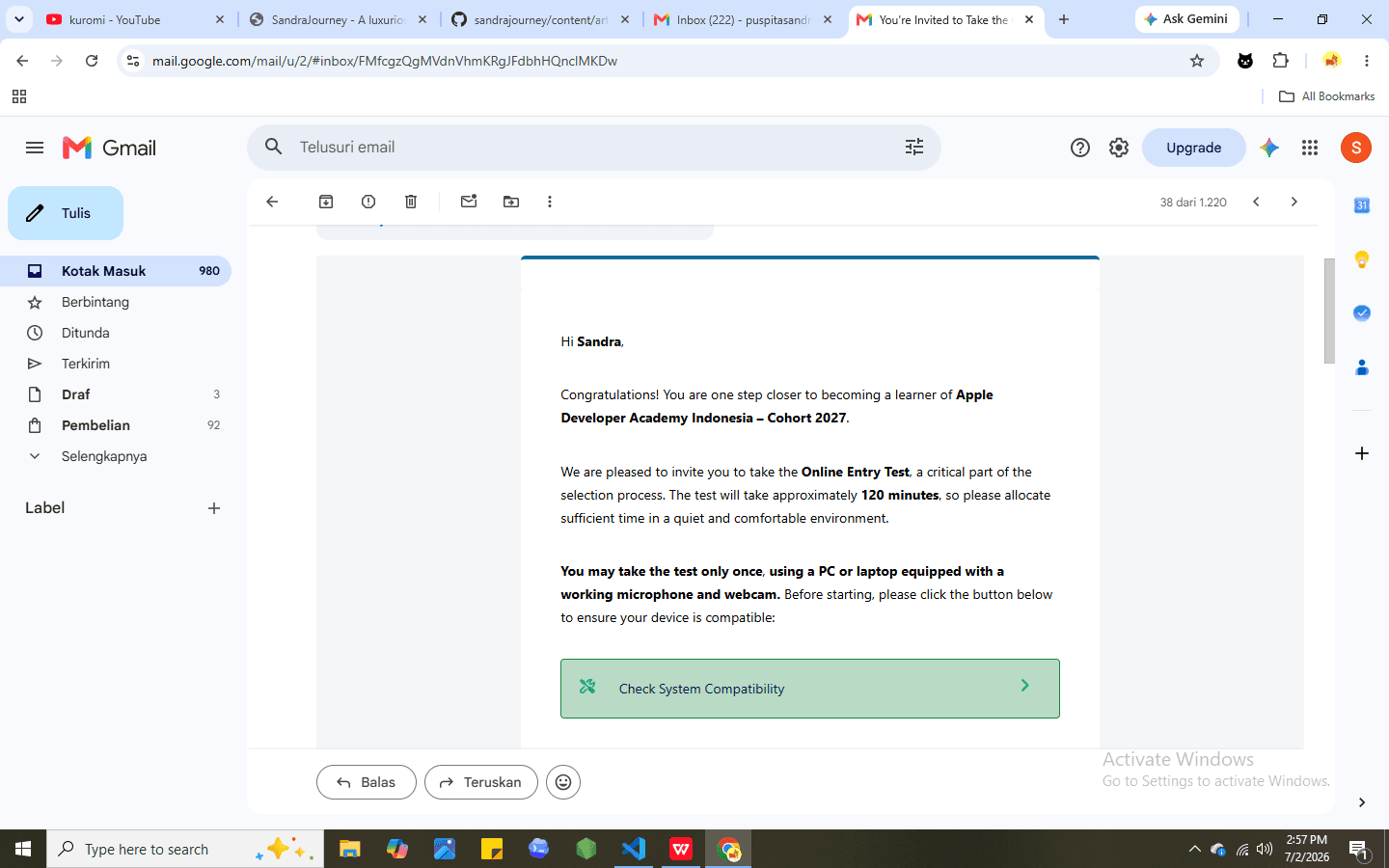 Join?APPLE Developer Academy Indonesia!